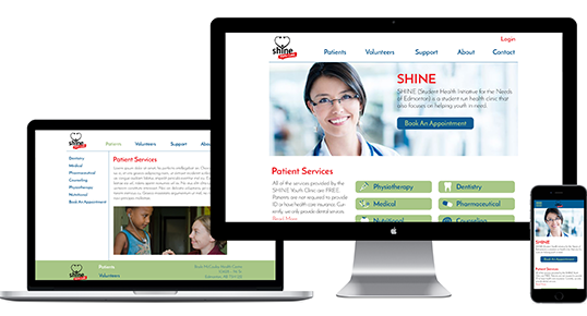 SHINE Website Redesign