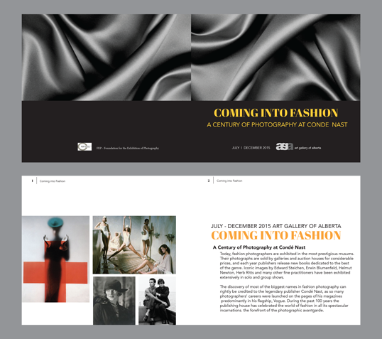 “Coming Into Fashion” Catalogue Spread
