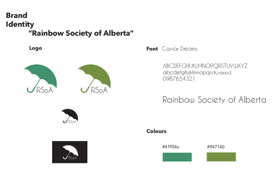 Rainbow Society of Alberta Logo Redesign