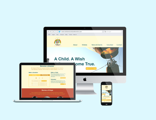 Rainbow Society Website Redesign