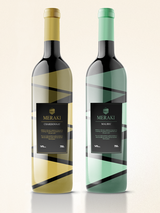 Meraki Wine Branding