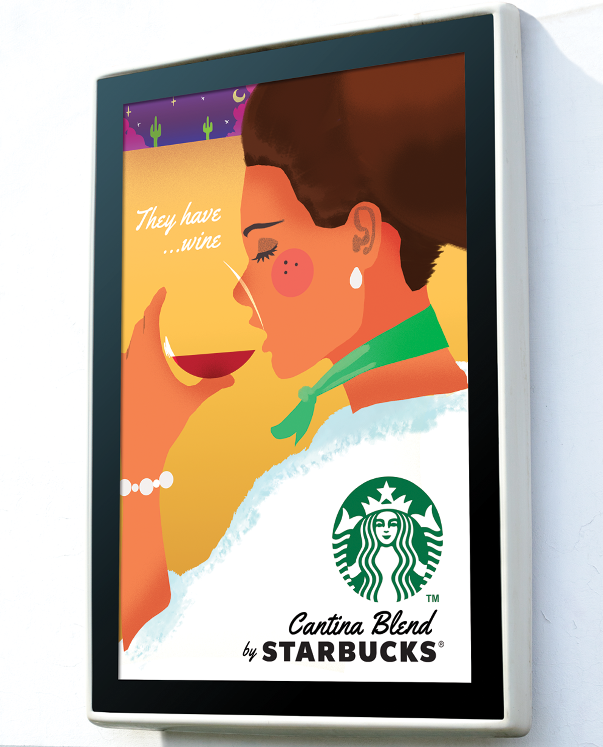 Starbucks Cantina Blend Poster