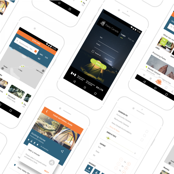 Parks Canada Camping Reservation App