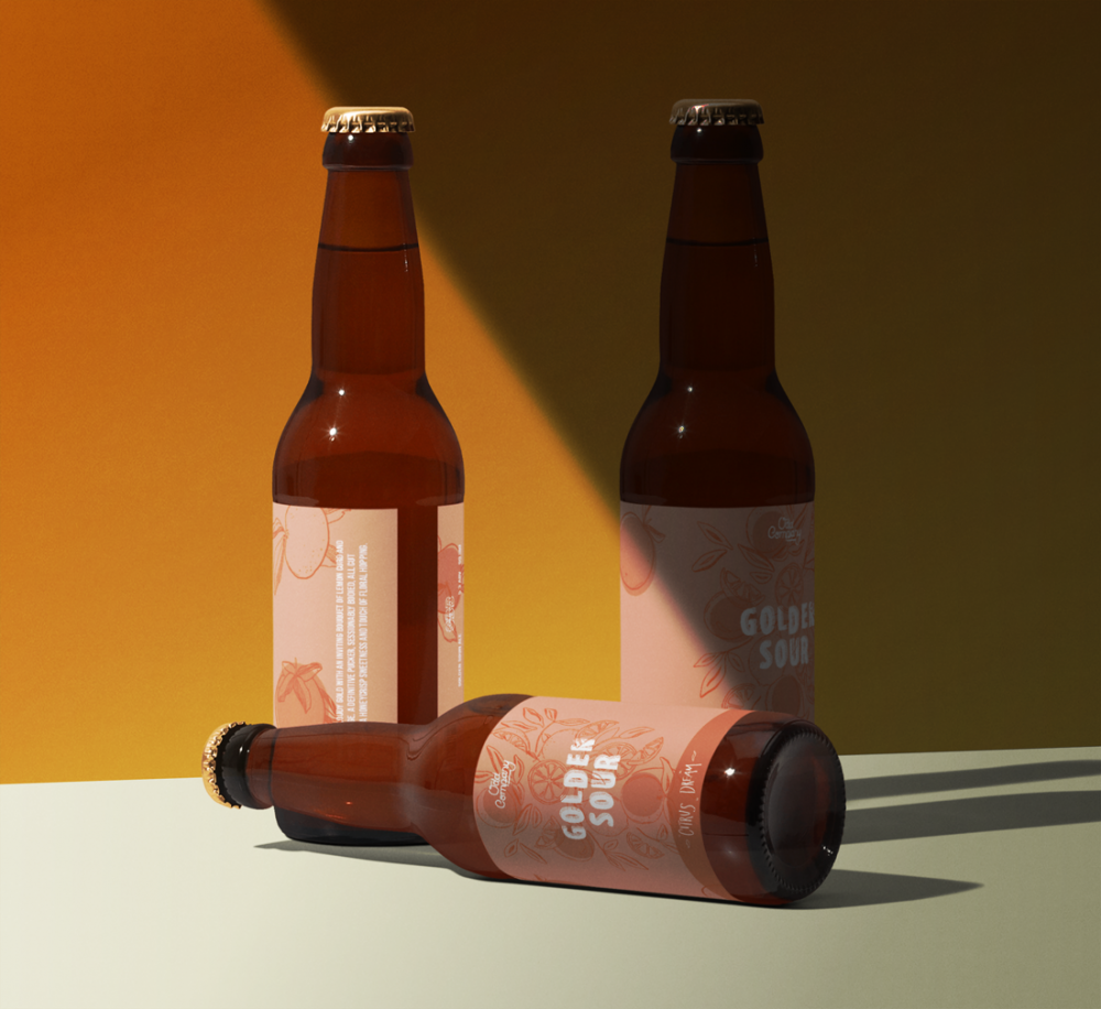 Odd Company Beer: Beer Label Design 2