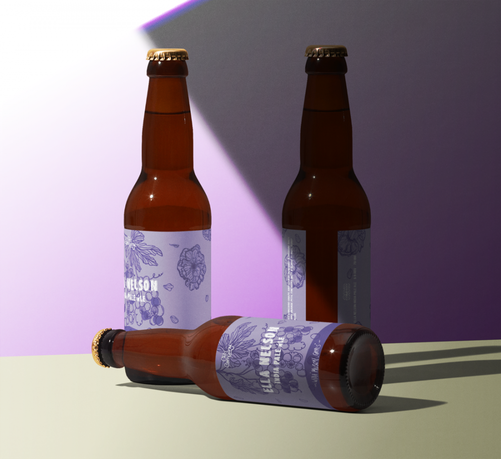 Odd Company Beer: Beer Label Design 3