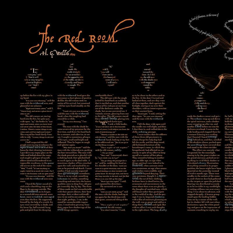 Experimental Story Layout for Horror Anthology