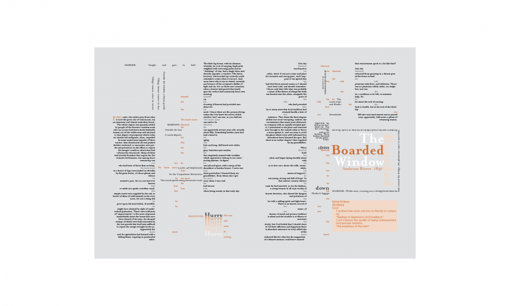 Experimental Typography - The Boarded Window Layout 2
