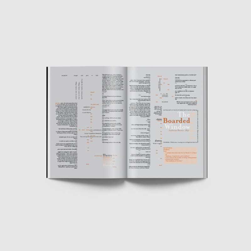 Experimental Typography - The Boarded Window Layout