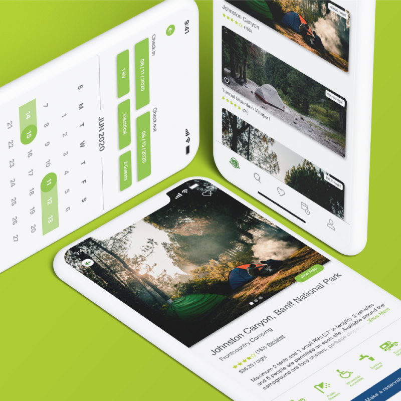 Parks Canada Mobile Booking System