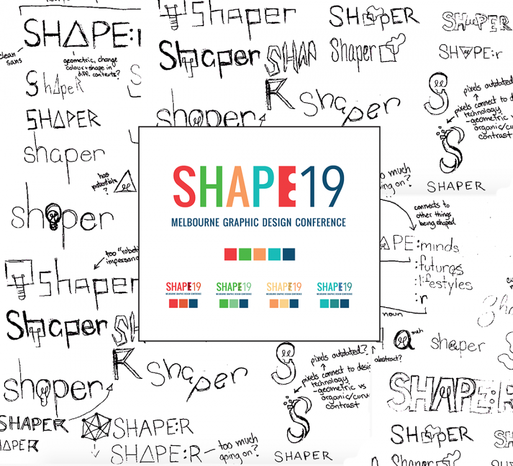 SHAPE:19 Graphic Design Conference Identity Package 2