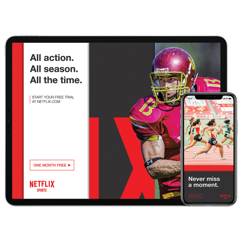 Netflix Sports Advertisements