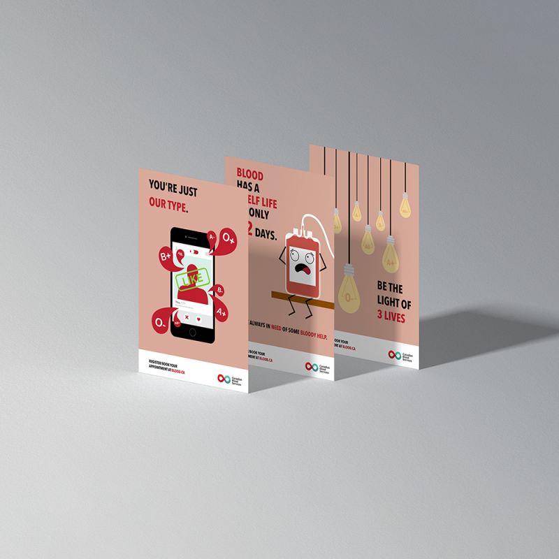 Canadian Blood Services - Rhetoric Posters