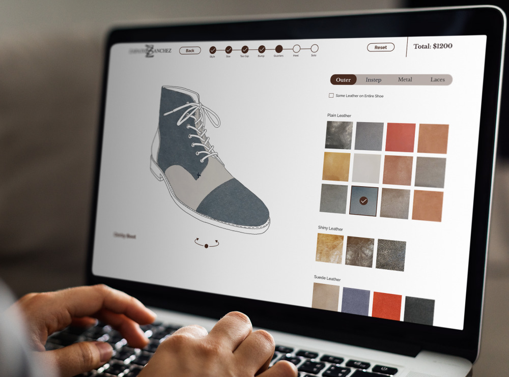 Zapato Custom Shoes Web App 1