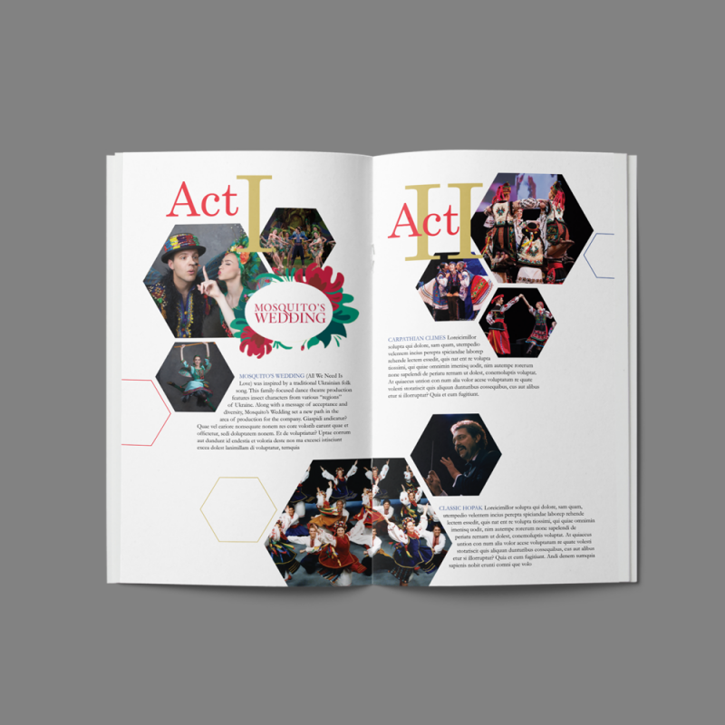 The Ukrainian Shumka Dancers 60th Anniversary Program Concept