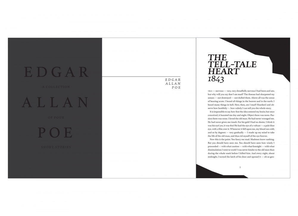 Edgar Allan Poe Book Design 2