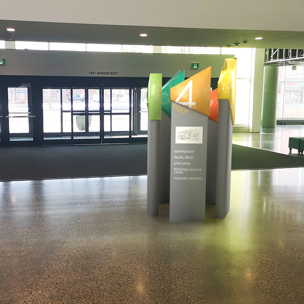 Allard Hall Wayfinding Redesign