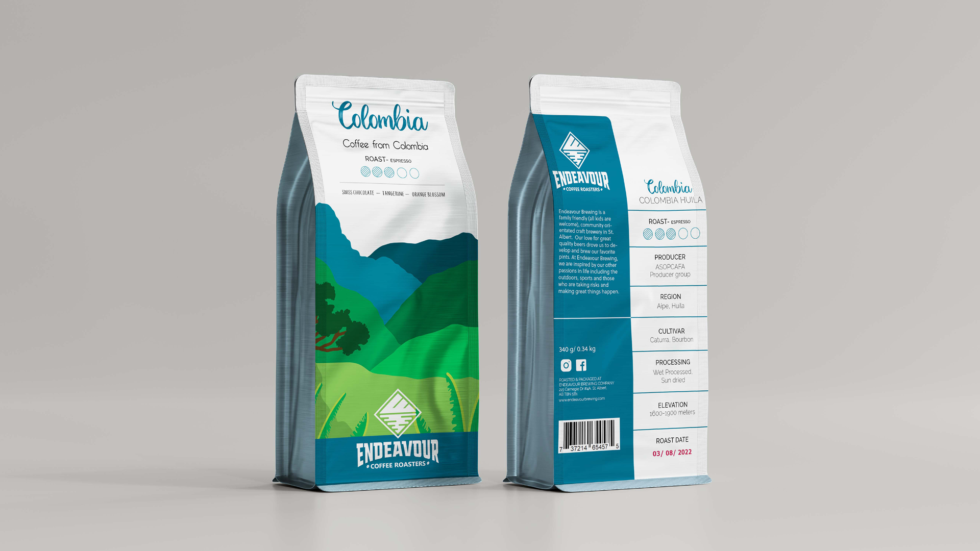 Endeavour Brewing Company Coffee Packaging 4