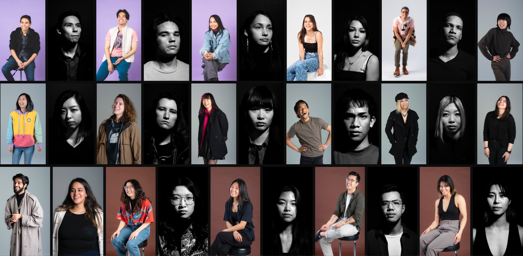 Portraits of individuals in the marginalized community 4