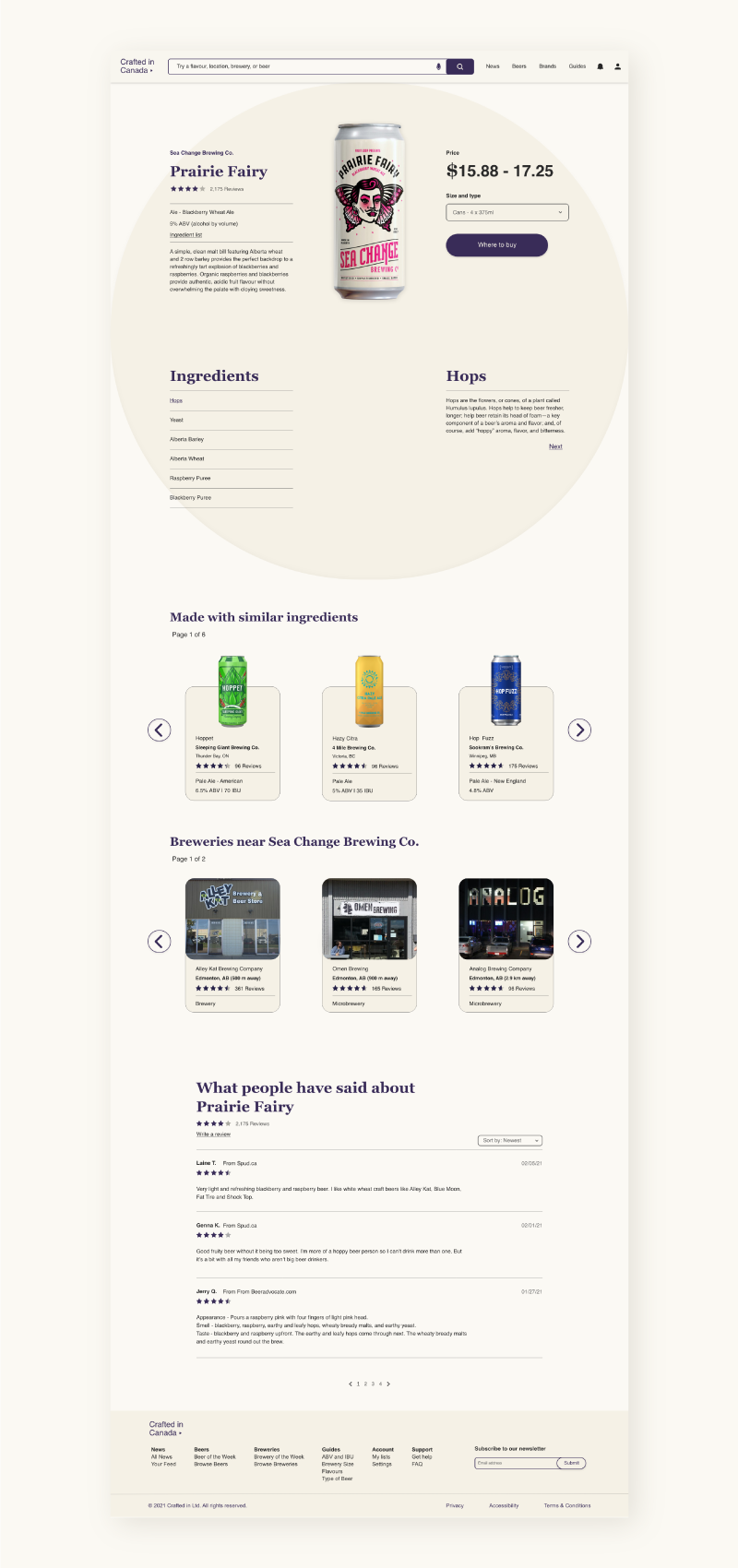 Canadian Craft Brewery Search Aggregator 5