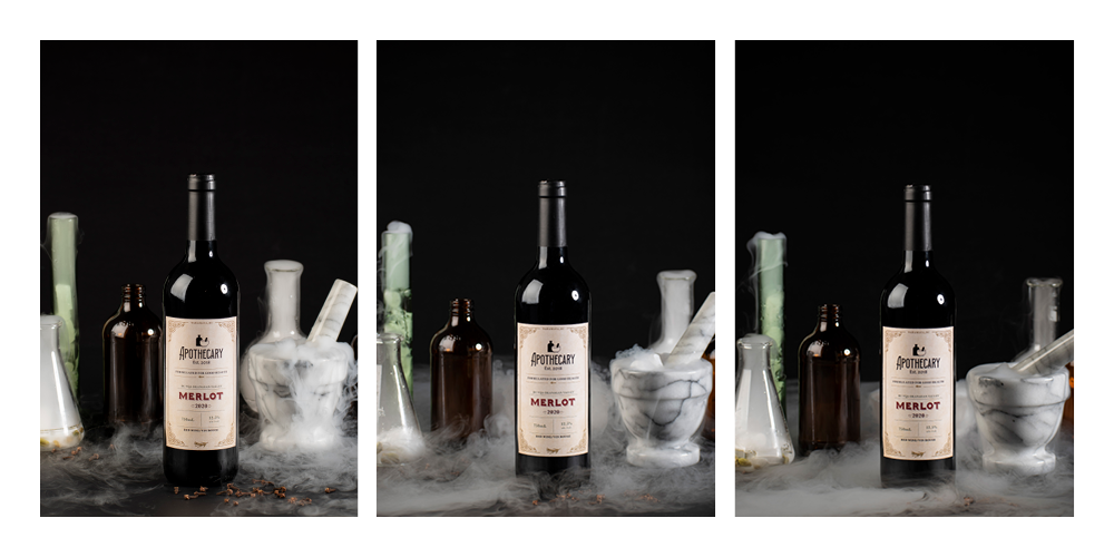 Apothecary Merlot Wine | Branding & Advertising 3