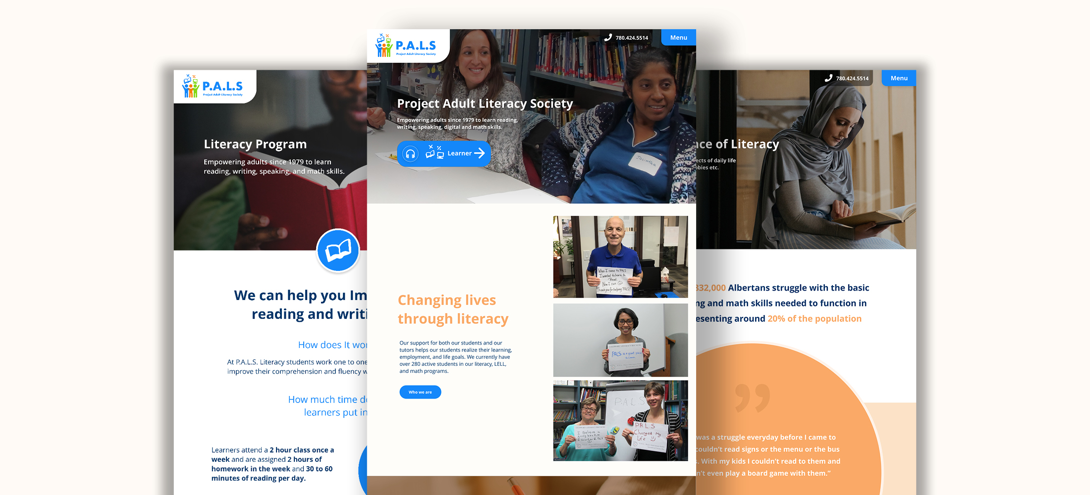 PALS brand and website redesign 1