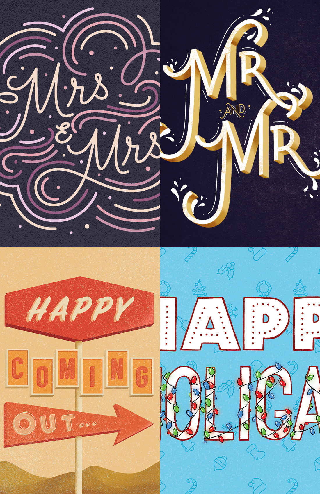 Hand Lettering Greeting Cards 1