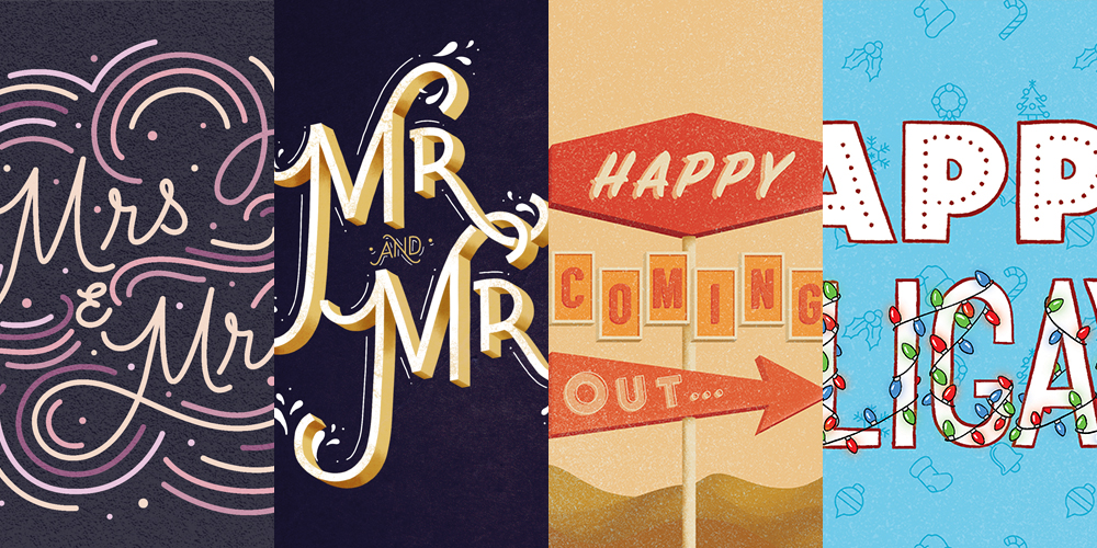 Hand Lettering Greeting Cards