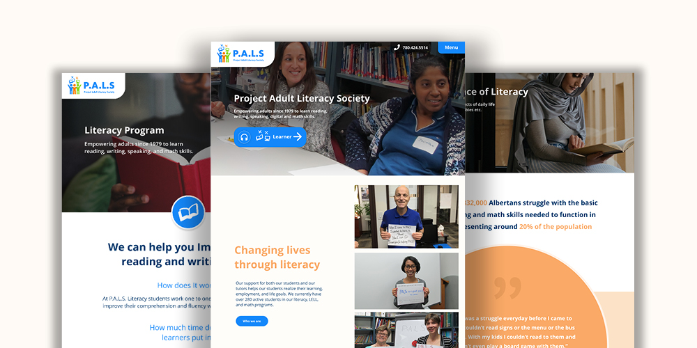 PALS brand and website redesign