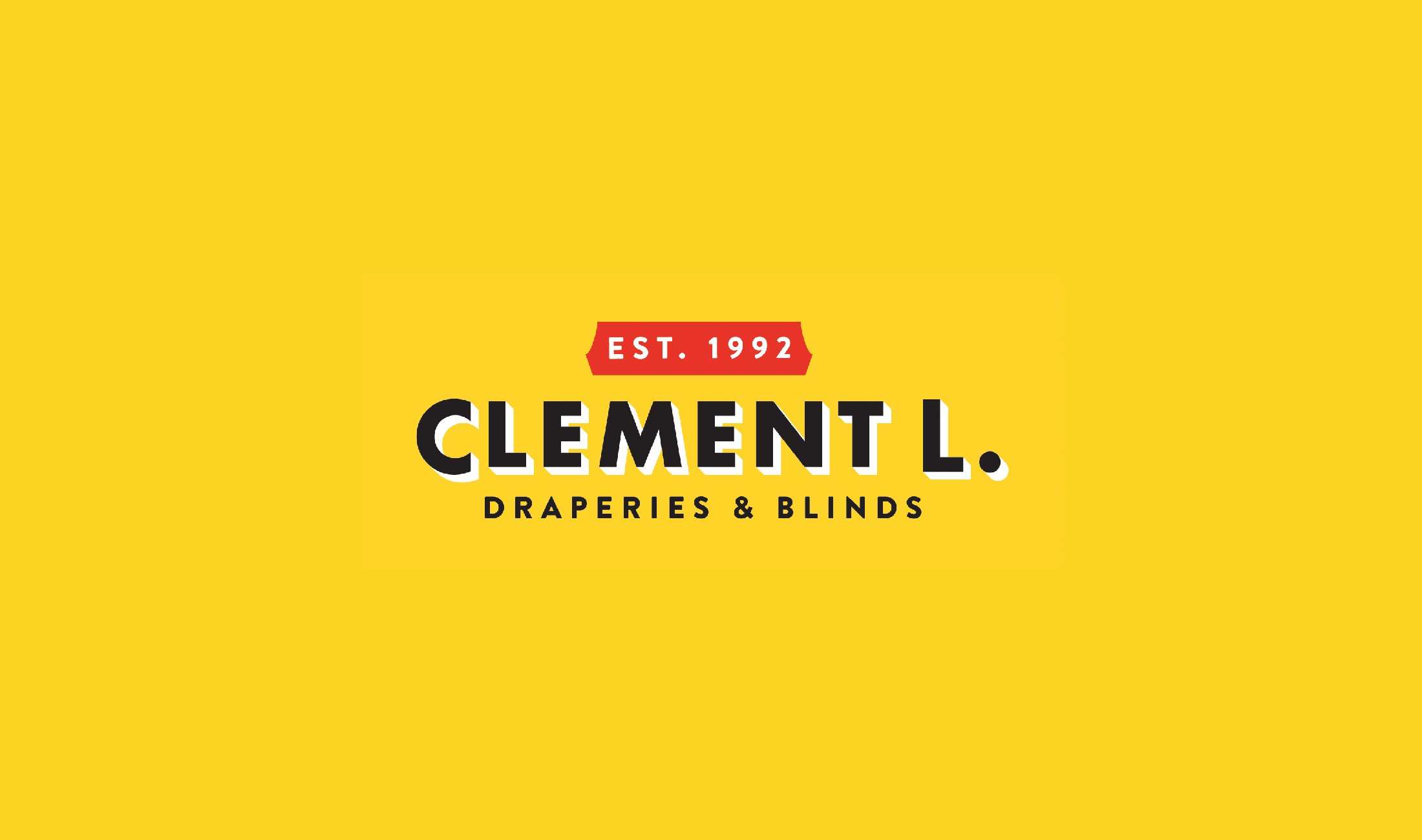 Clement L. Draperies Identity Design - Image 1