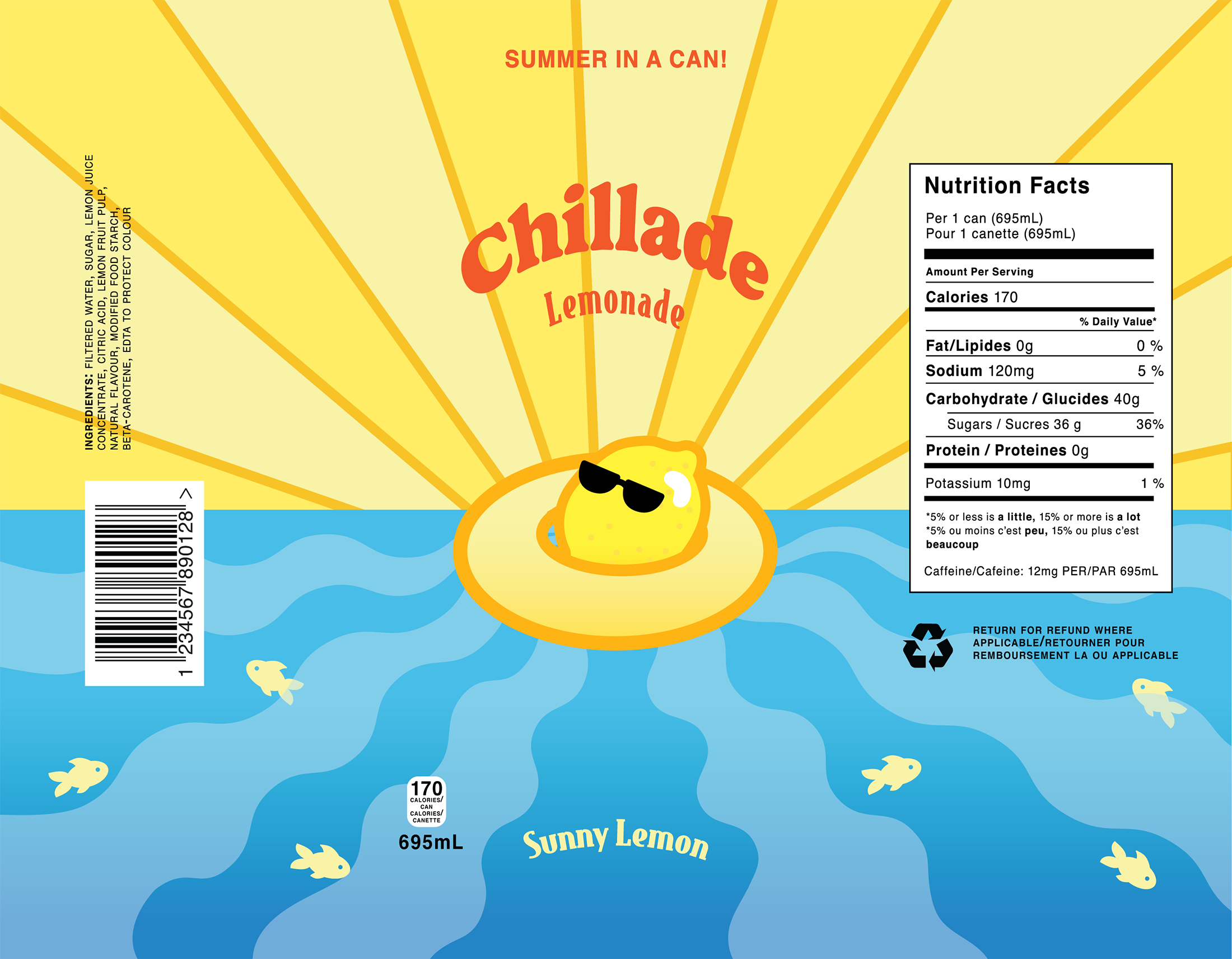 Product Packaging - Chillade Lemonade - Image 2