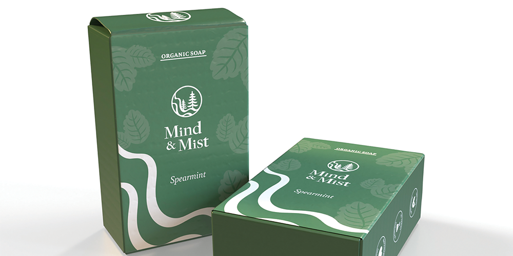 Product Branding - Mind & Mist, Organic Soap