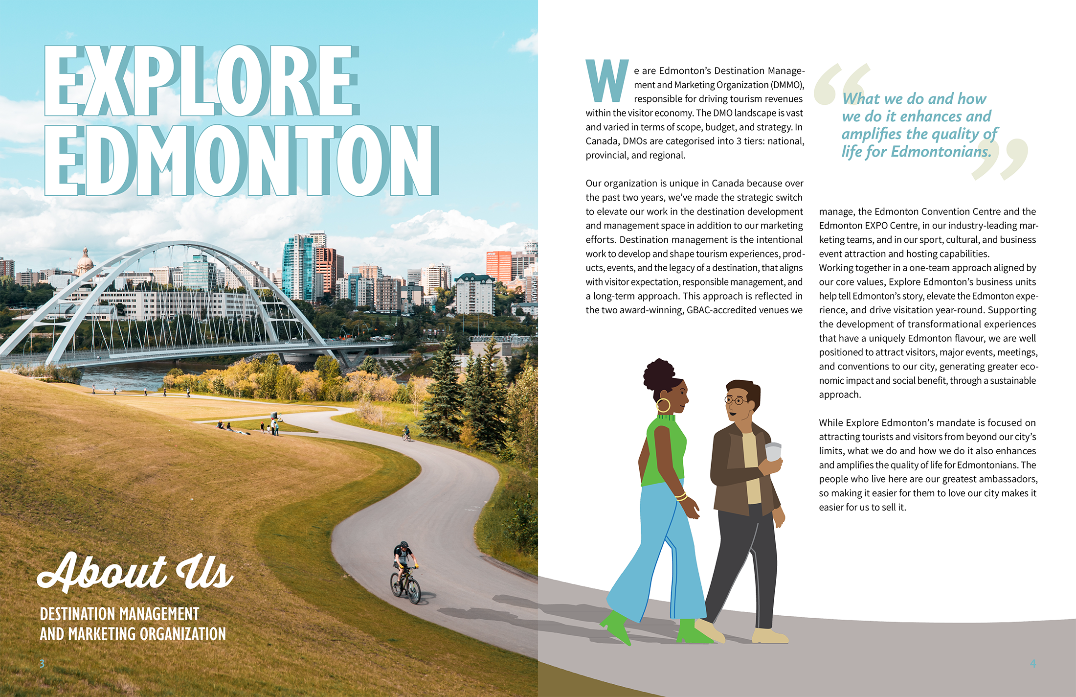 Annual Report Design for Explore Edmonton - Image 3