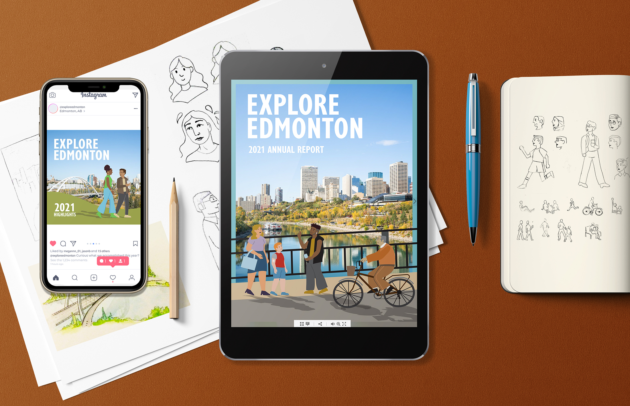 Annual Report Design for Explore Edmonton - Image 1