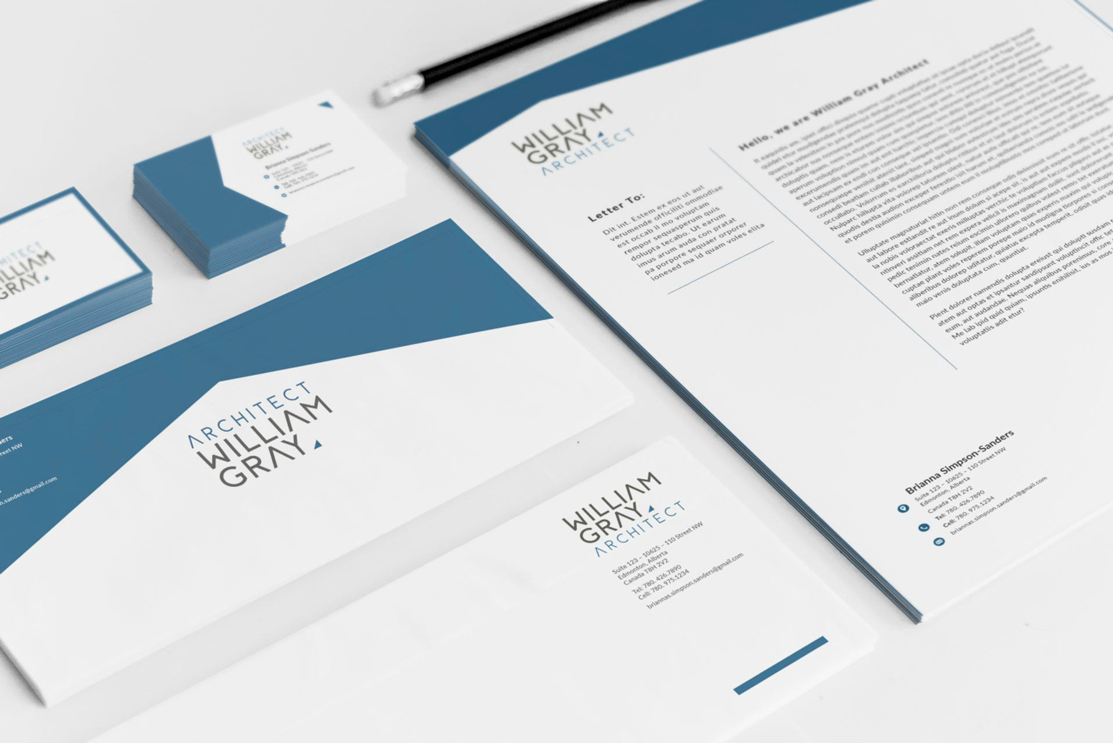 William Gray Architect - Logo Design