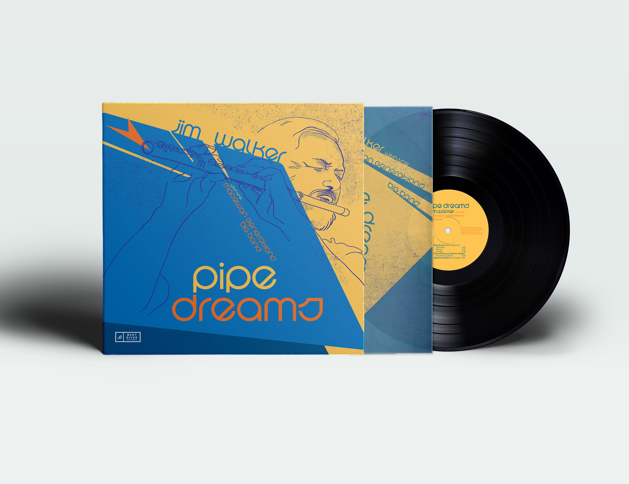 Jim Walker and the MacEwan Generations Big Band - Pipe Dreams - Project Type: Branding