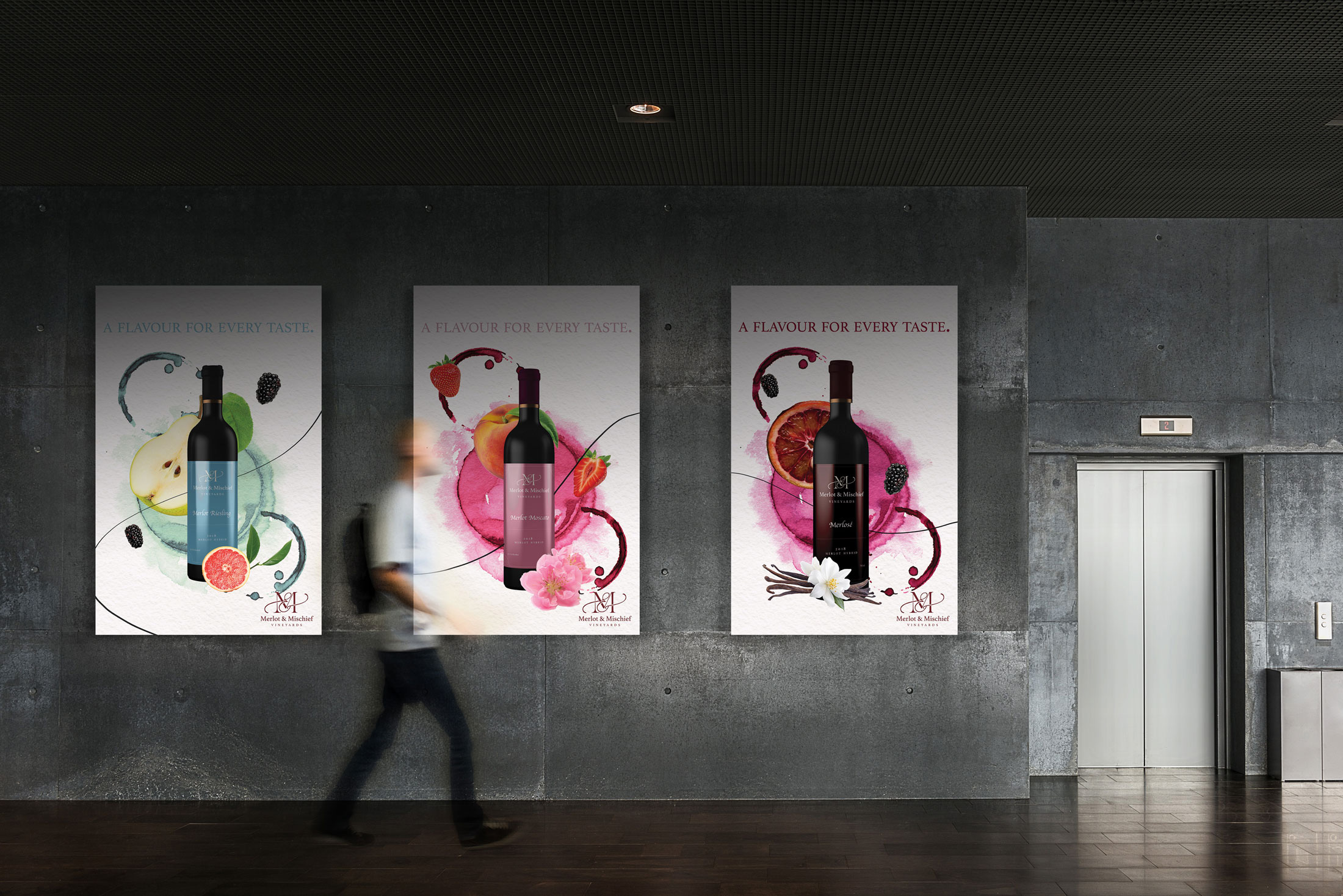 Merlot & Mischief Brand & Advertising Campaign