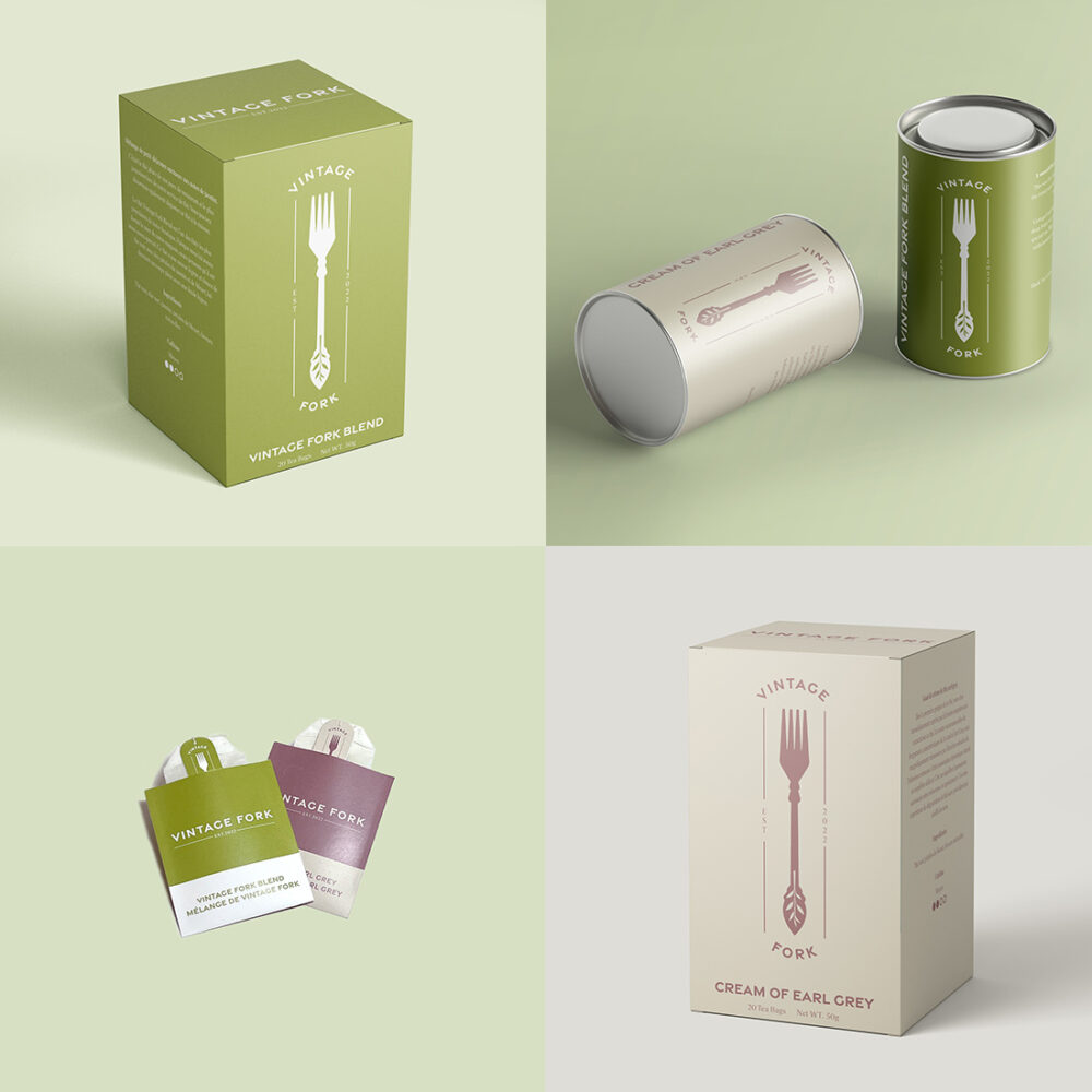 Vintage Fork Branding
