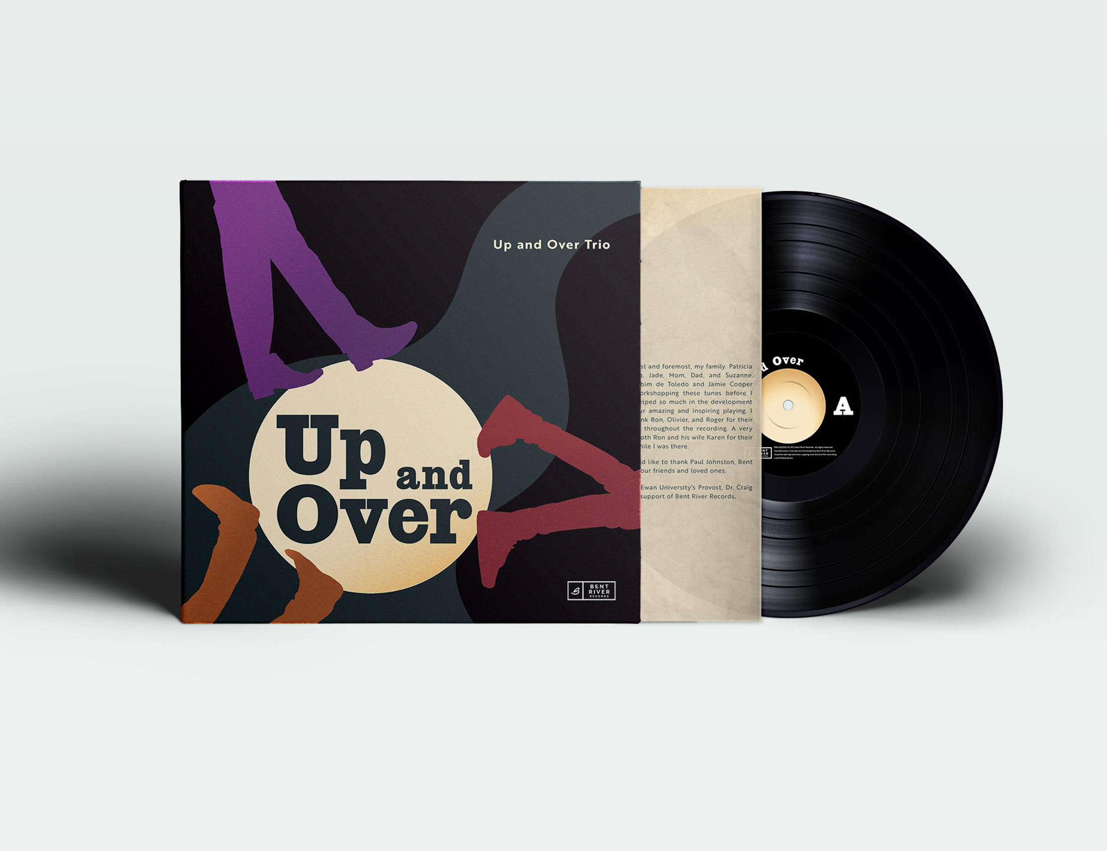 'Up and Over' Album Design