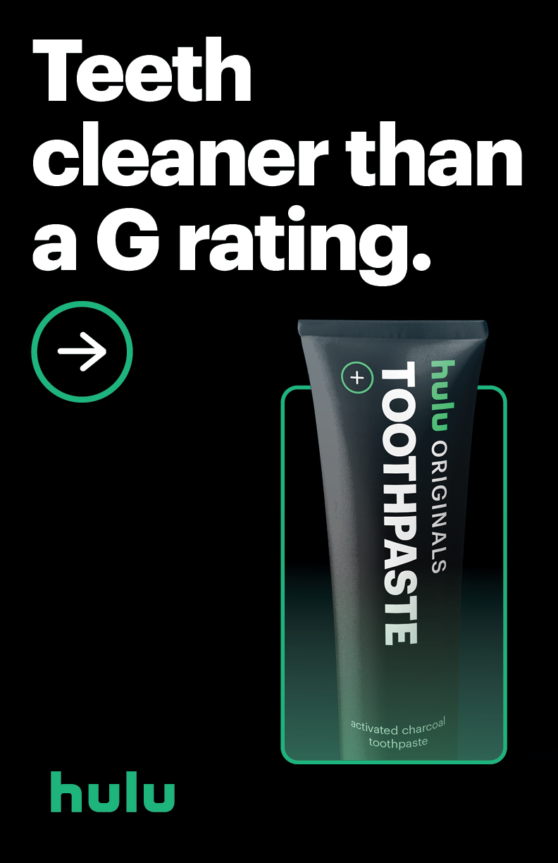 Hulu-Branded Toothpaste