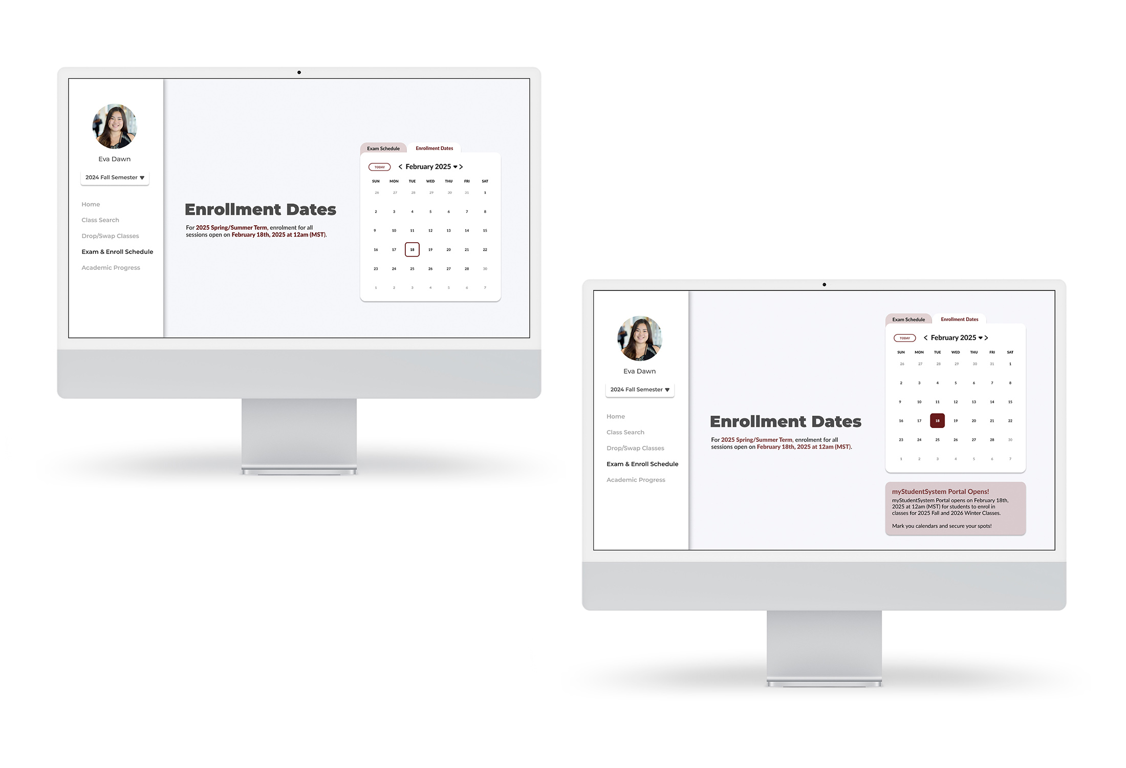 MacEwan’s mystudentsystem: Class Enrollment Redesign