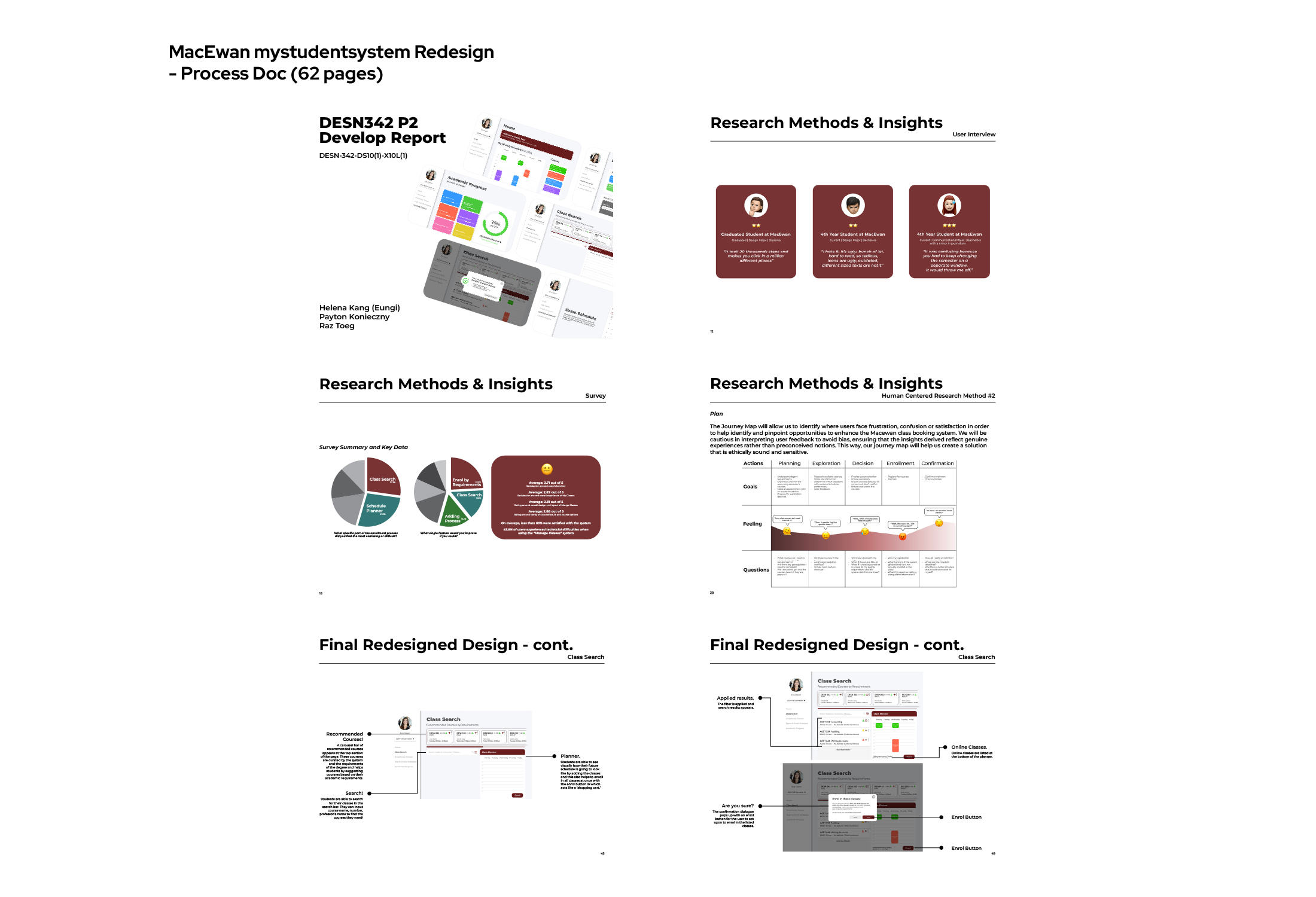 MacEwan’s mystudentsystem: Class Enrollment Redesign