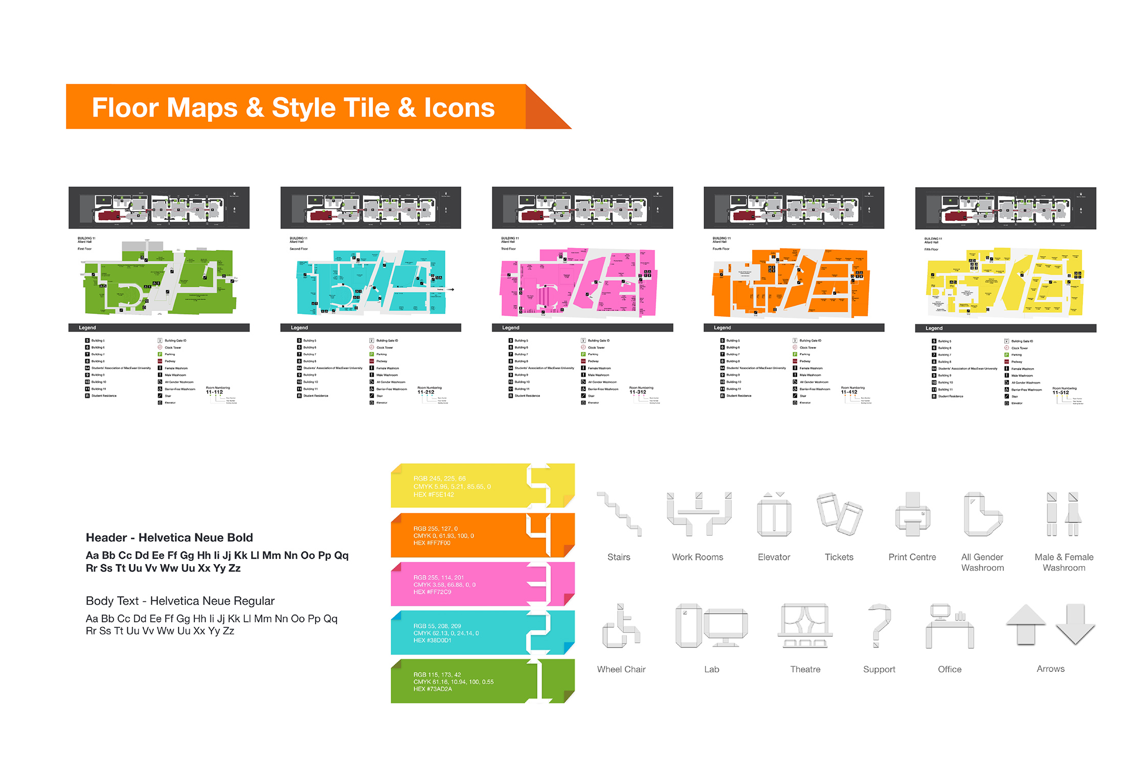 Allard Hall Wayfinding Redesign