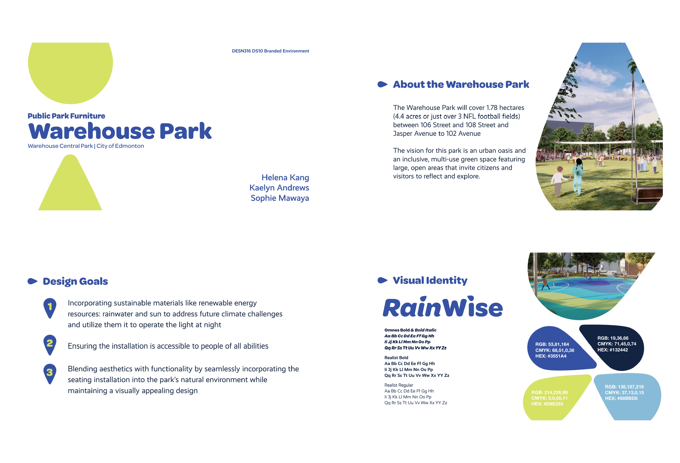 Warehouse Park: Public Seating