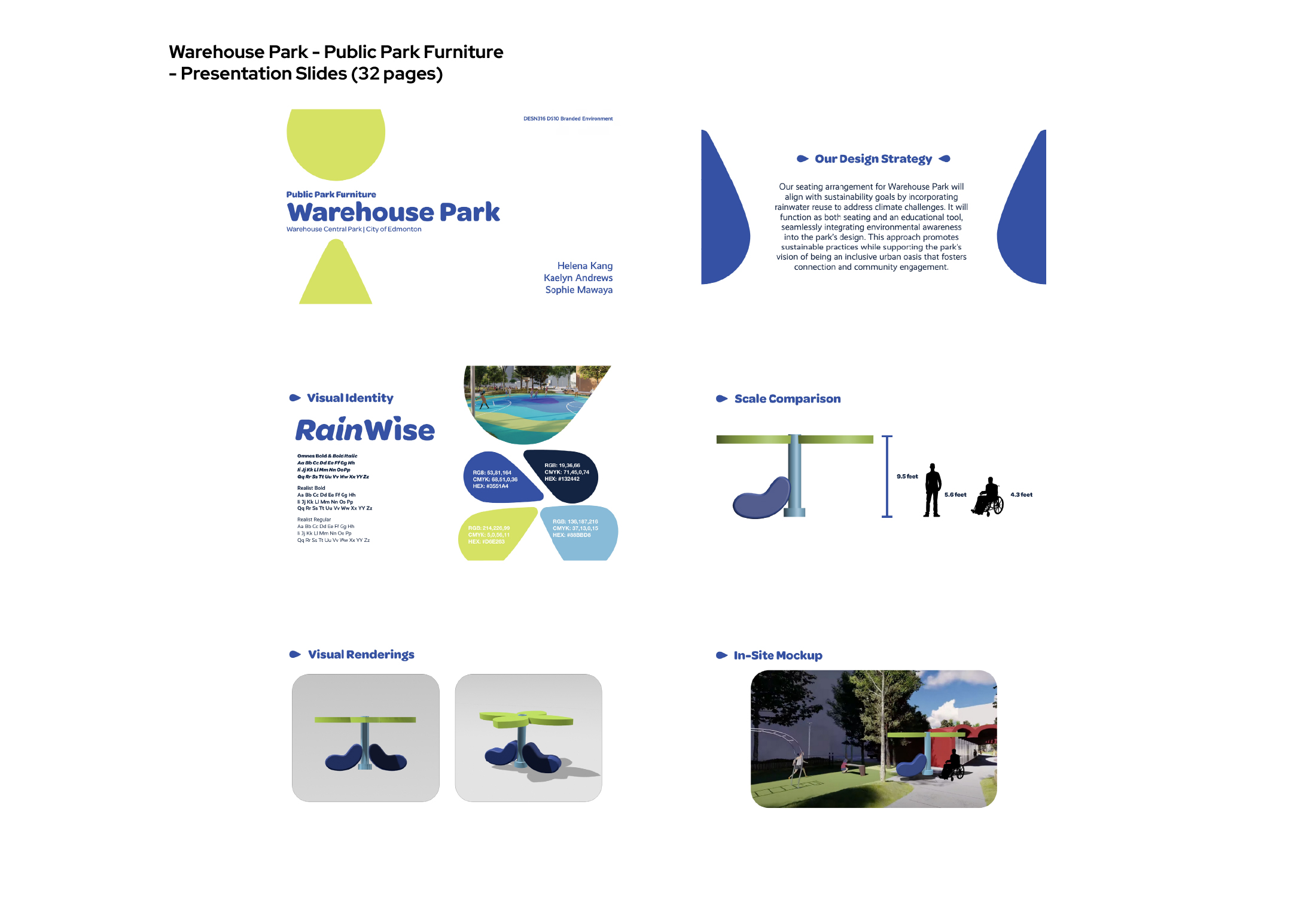 Warehouse Park: Public Seating