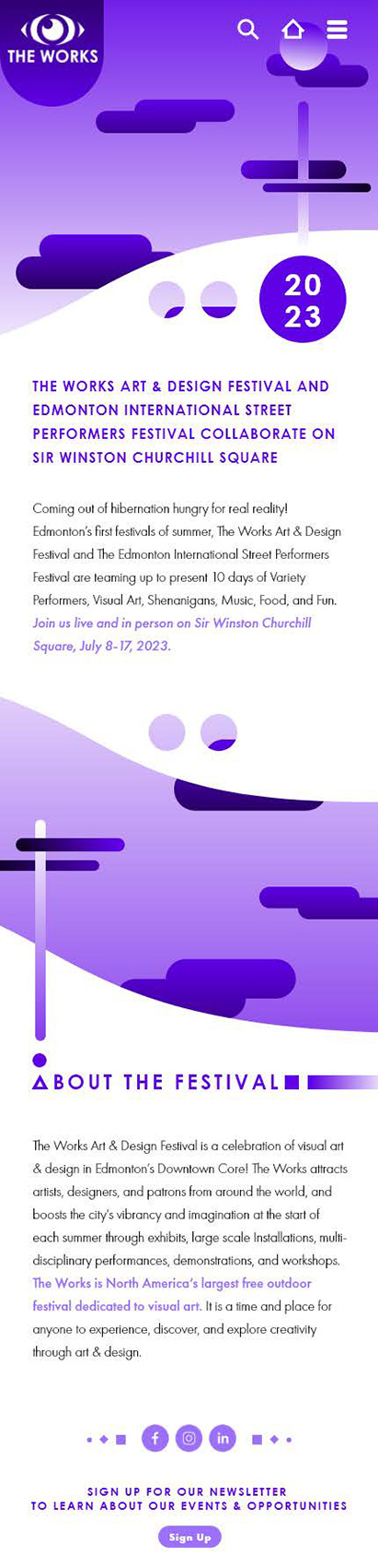 The Works Art Festival Redesign