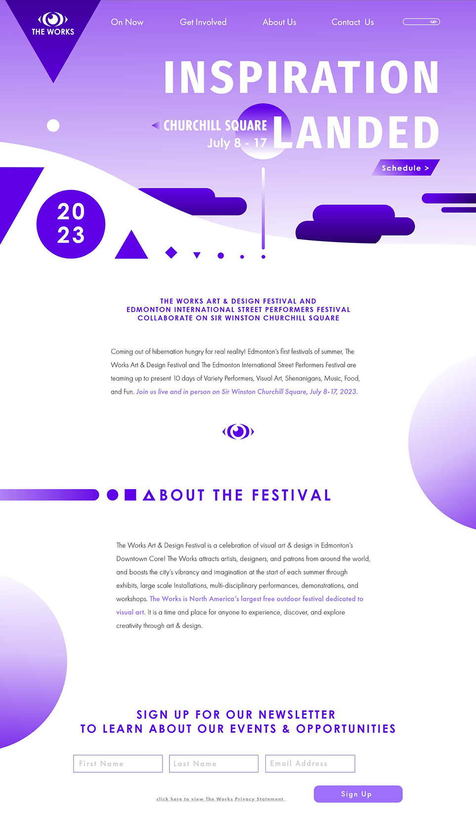 The Works Art Festival Redesign