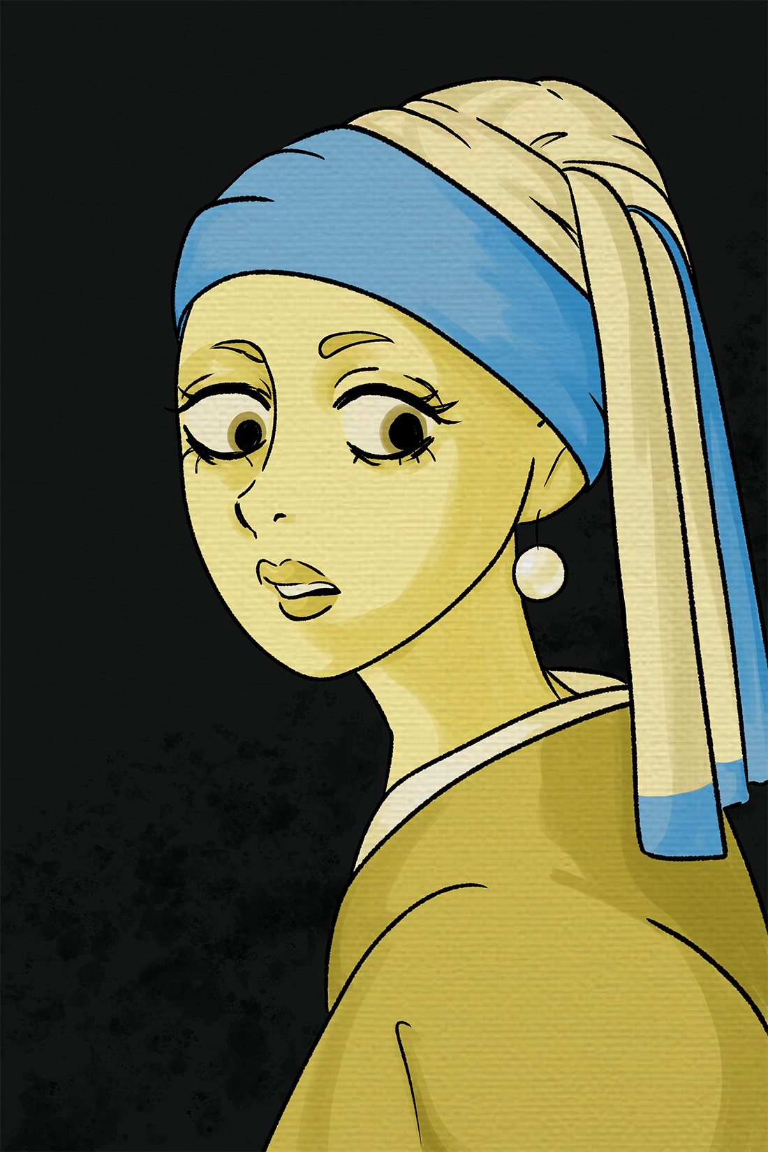 Girl with The Pearl Earring redraw