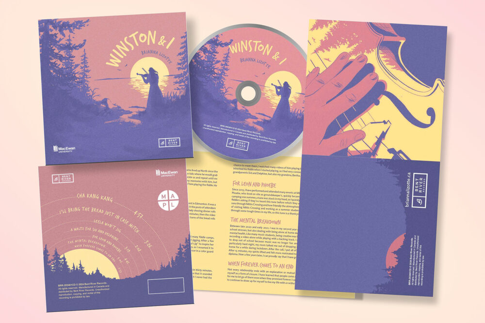 Winston & I Album Cover Design