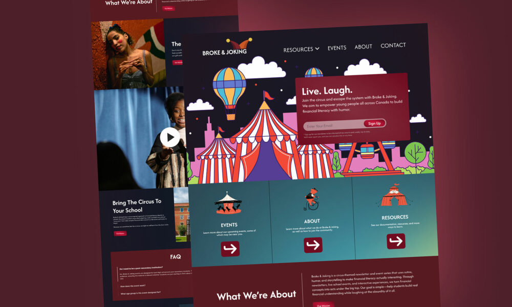 Broke & Joking Website