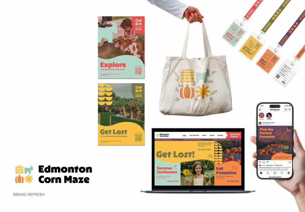 Edmonton Corn Maze Brand Refresh